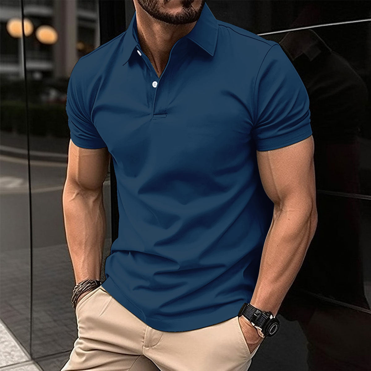Polera Polo Premium Verano - Estilo Casual Slim Fit