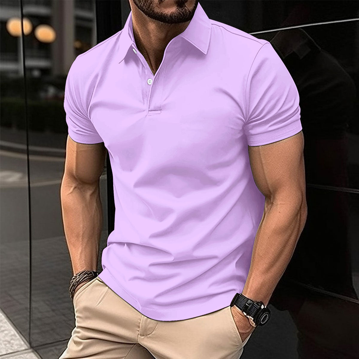 Polera Polo Premium Verano - Estilo Casual Slim Fit