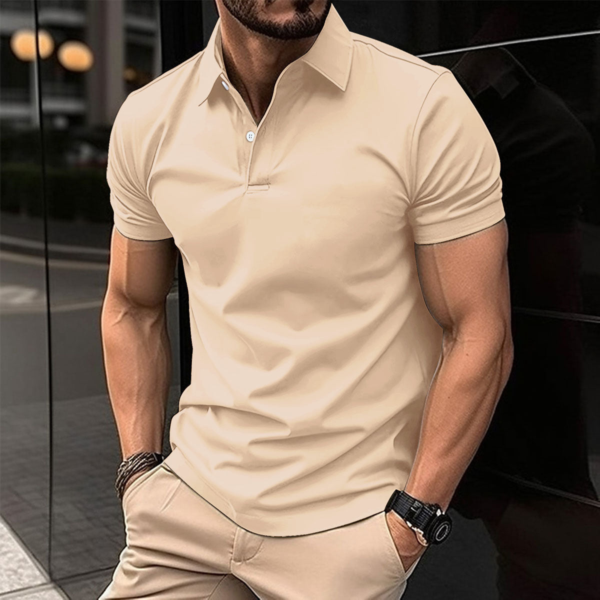 Polera Polo Premium Verano - Estilo Casual Slim Fit