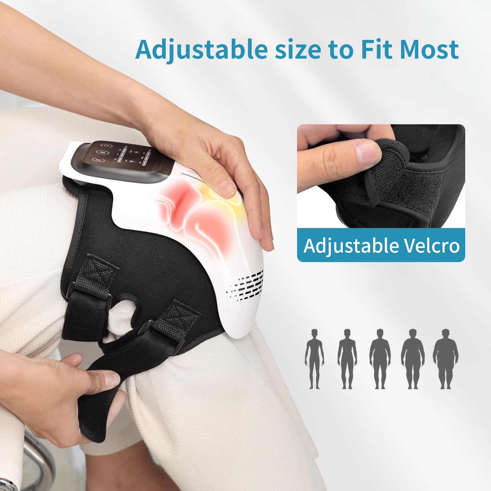 Masajeador de rodilla Pro-Tech (pack x2) -Alivio Térmico y Compresión