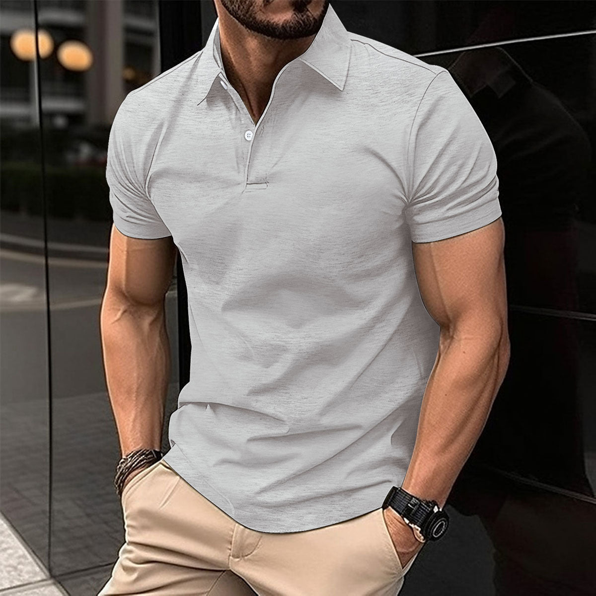 Polera Polo Premium Verano - Estilo Casual Slim Fit