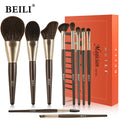 Set de 10 brochas de maquillaje de lujo Baili,