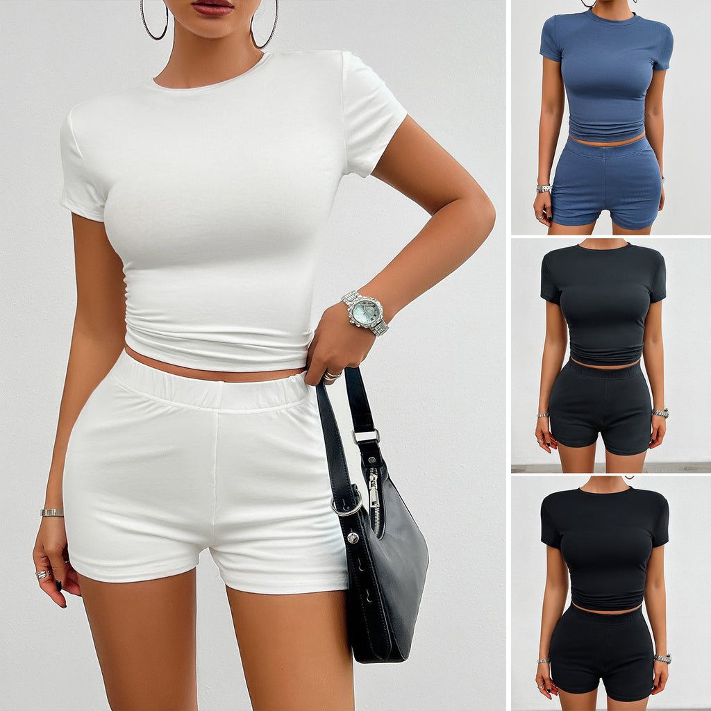 Conjunto de Mujer- Deportivo Slim 2 Pieza (Polera y Short)