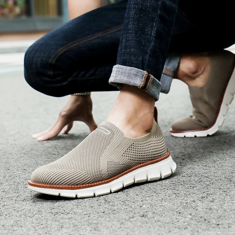 Zapatillas deportivas para hombre, mocasines ligeros de verano, transpirables, de malla, para hombre, calzado casual.