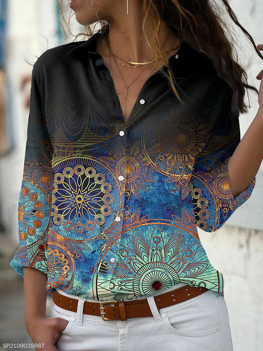 Camisa de mujer de moda, camisa casual de manga larga para mujer, blusas nuevas para mujer de primavera y otoño
