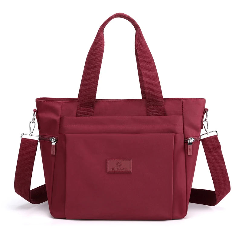 Bolsos de mano para mujer, bolsos de lujo de diseñador, bolsos de hombro de nailon para mujer, bolsos con asa superior para mujer, bolsos de marca de moda