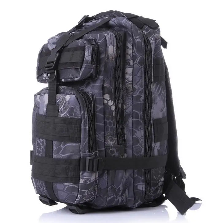 Mochila táctica 3P de 20-25 litros, nailon 1000D, para actividades al aire libre, senderismo, camping, viajes, pesca, caza, con sistema Molle. Mochilas deportivas.
