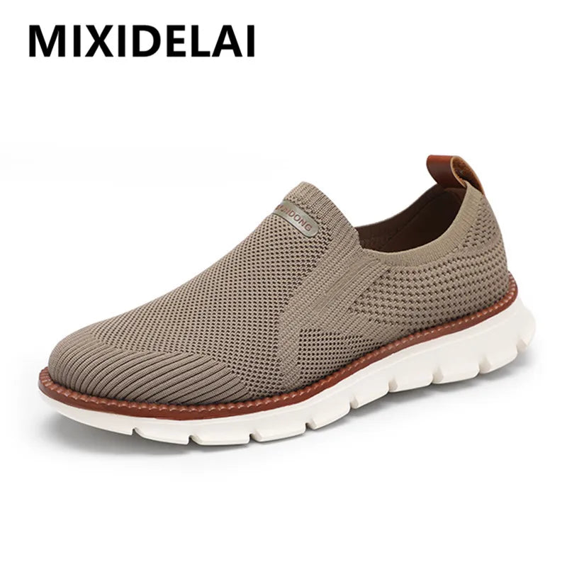 Zapatillas deportivas para hombre, mocasines ligeros de verano, transpirables, de malla, para hombre, calzado casual.