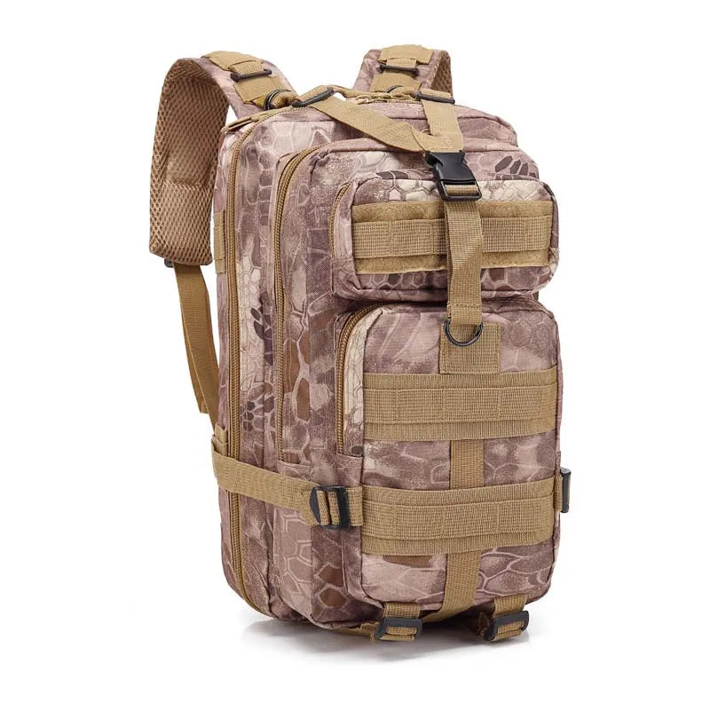 Mochila táctica 3P de 20-25 litros, nailon 1000D, para actividades al aire libre, senderismo, camping, viajes, pesca, caza, con sistema Molle. Mochilas deportivas.