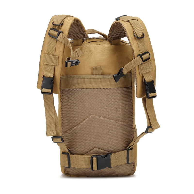 Mochila táctica 3P de 20-25 litros, nailon 1000D, para actividades al aire libre, senderismo, camping, viajes, pesca, caza, con sistema Molle. Mochilas deportivas.