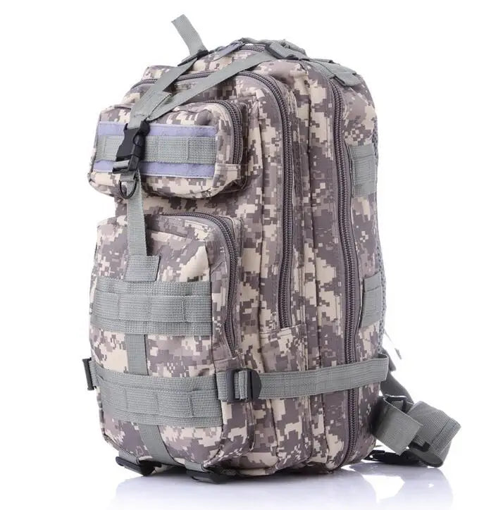 Mochila táctica 3P de 20-25 litros, nailon 1000D, para actividades al aire libre, senderismo, camping, viajes, pesca, caza, con sistema Molle. Mochilas deportivas.
