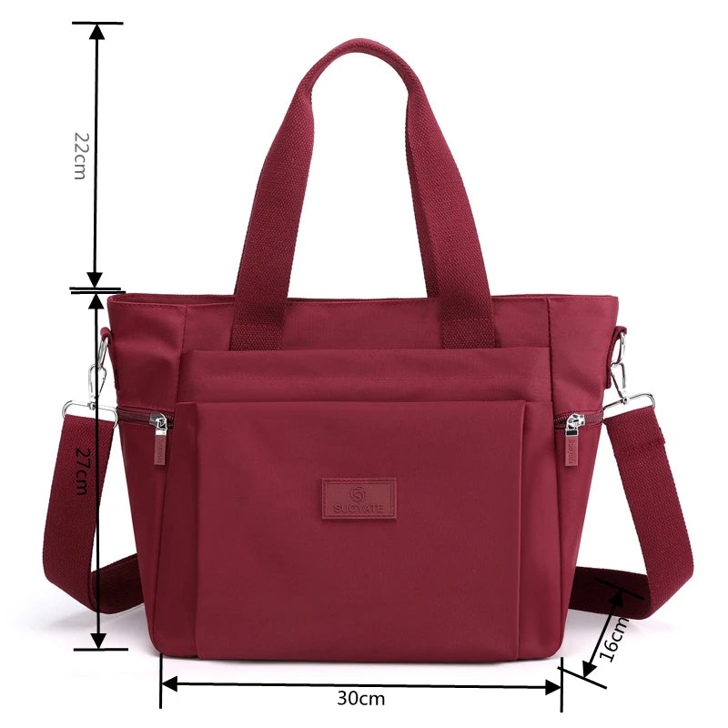 Bolsos de mano para mujer, bolsos de lujo de diseñador, bolsos de hombro de nailon para mujer, bolsos con asa superior para mujer, bolsos de marca de moda