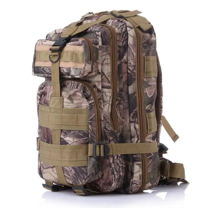 Mochila táctica 3P de 20-25 litros, nailon 1000D, para actividades al aire libre, senderismo, camping, viajes, pesca, caza, con sistema Molle. Mochilas deportivas.