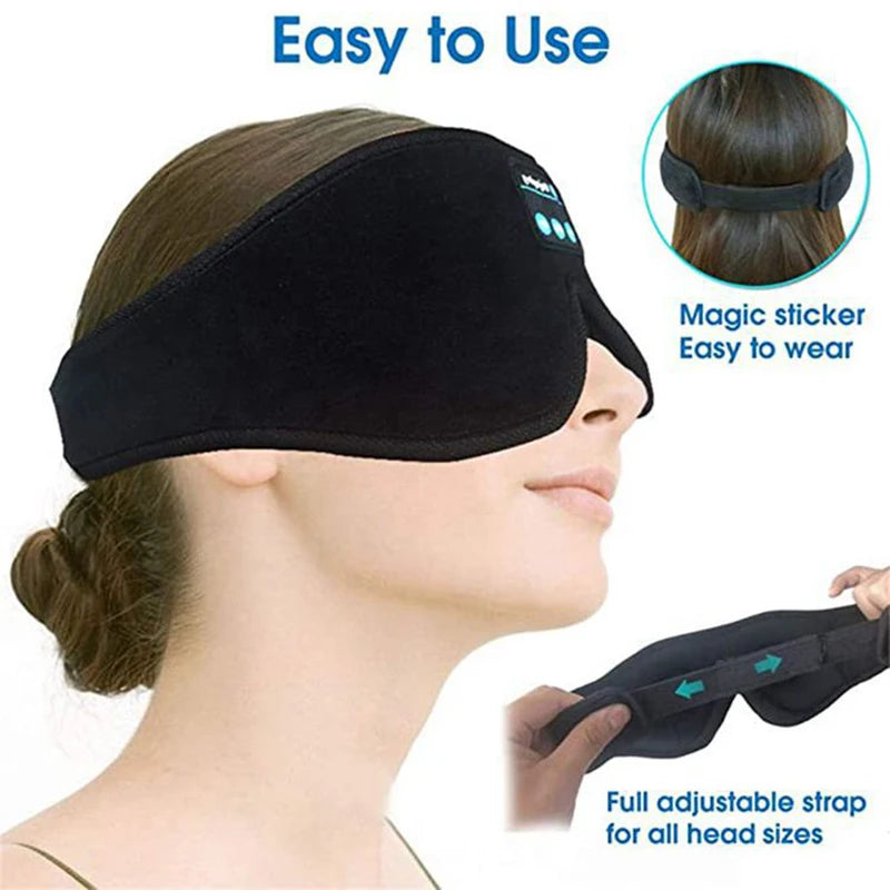 Auriculares para dormir Antifaz para dormir con forma de copa contorneada 3D