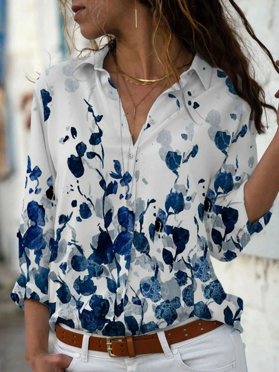 Camisa de mujer de moda, camisa casual de manga larga para mujer, blusas nuevas para mujer de primavera y otoño