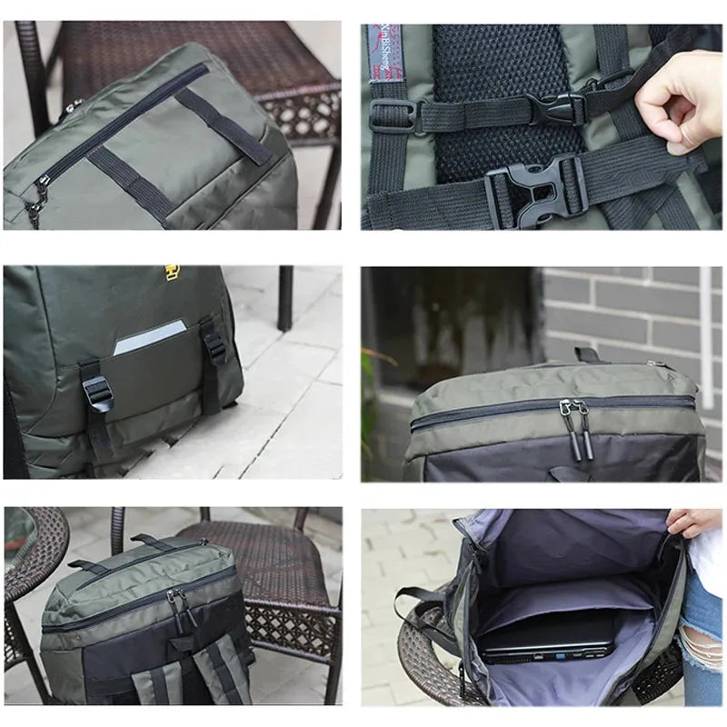 Mochila deportiva para hombre, ideal para escalada, viajes, camping, senderismo y la escuela.