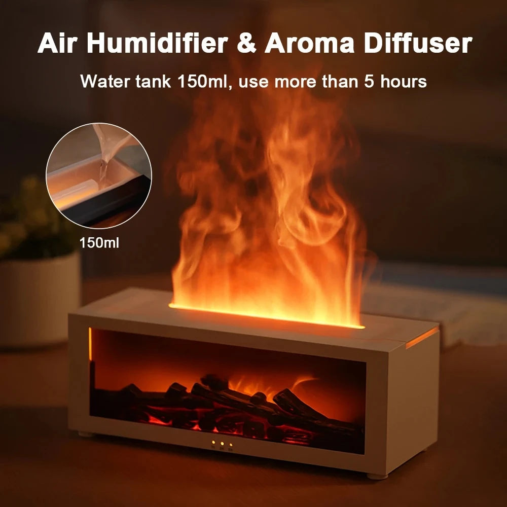 Humidificador de aire con aceites esenciales, humidificador de aroma para el hogar, difusor de fragancia automático con luz LED y control remoto. Activo