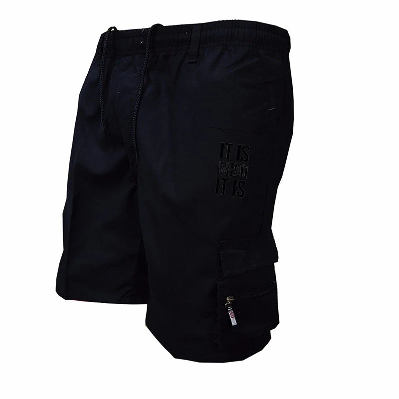 Pantalones cortos tácticos de camuflaje para hombre, de verano, con bolsillos cargo, estilo militar, informales, para senderismo, pesca y viajes.