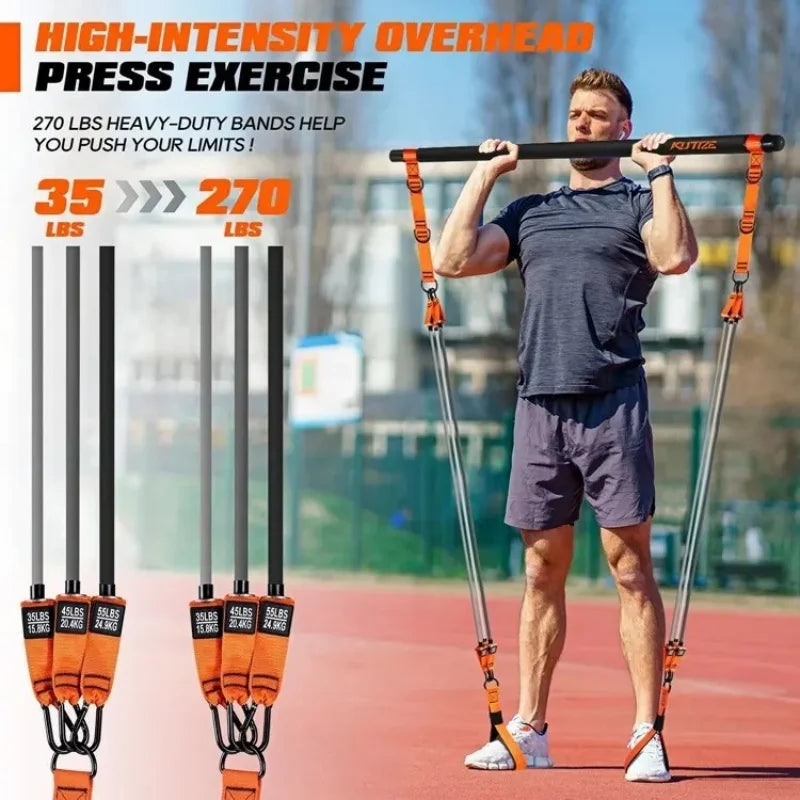 Juego de Pilates con Bandas de Resistencia (ALL-IN-ONE STRENGTH TRAINING KIT)