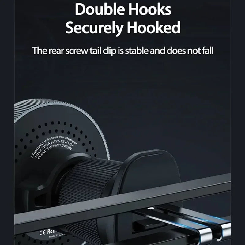 Soporte magnético para cargador inalámbrico de coche, soporte magnético para teléfono de coche, estación de carga rápida para iPhone 15, 14, 13, 12, 11 Pro Max