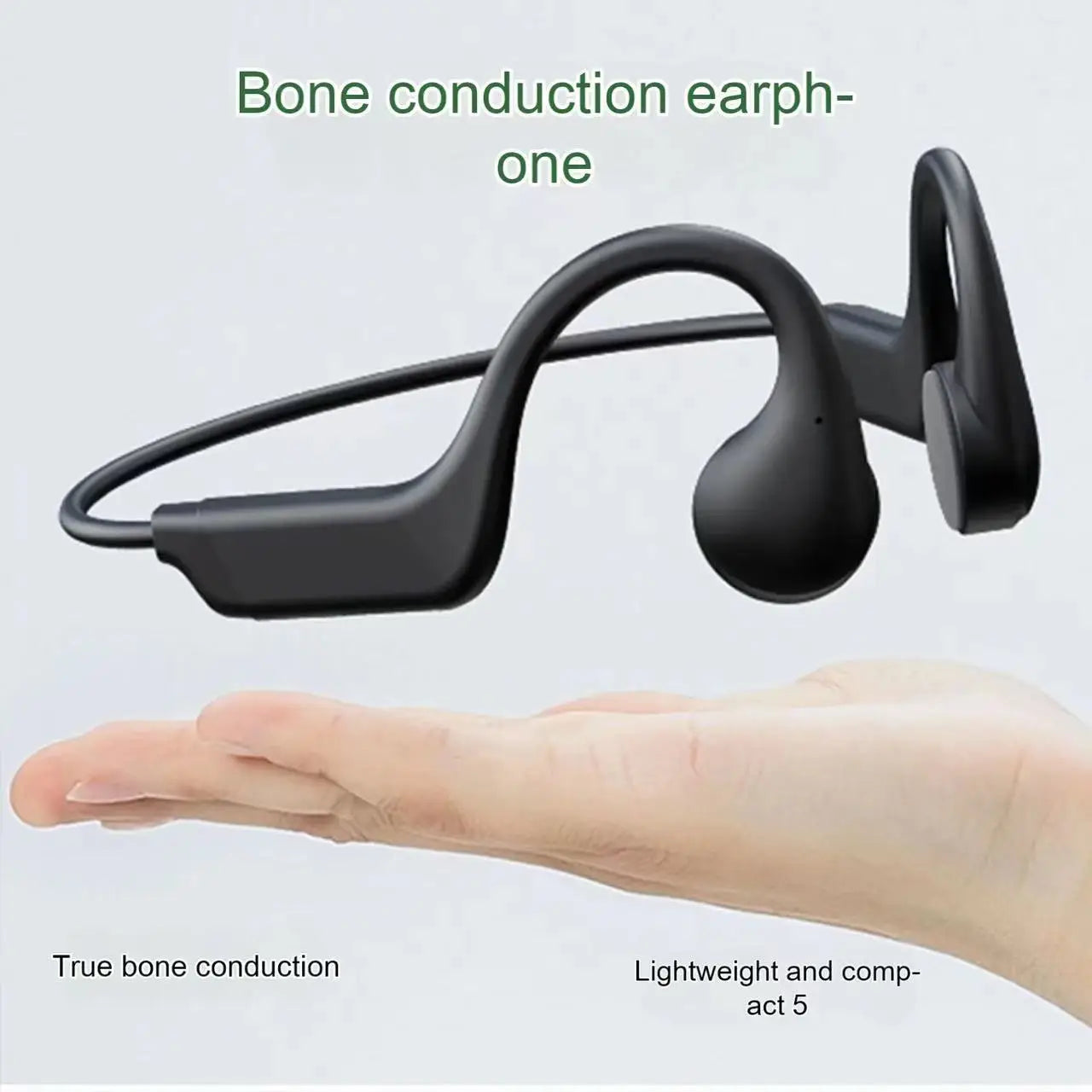 Auriculares de conducción ósea Run for Shokz, auriculares Bluetooth de oído abierto, auriculares inalámbricos supraaurales, auriculares deportivos inalámbricos para correr.