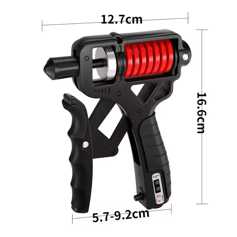 Entrenador de fuerza de agarre de 5 a 165 kg, fortalecedor de agarre de mano, fortalecedor de antebrazo con resistencia ajustable, perfecto para músicos y atletas.
