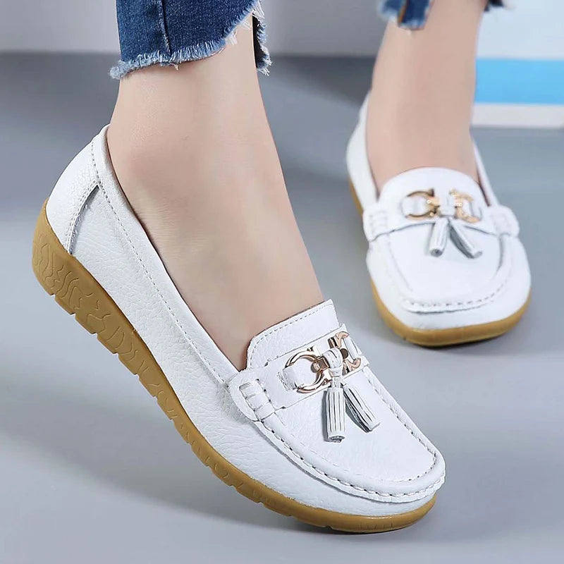 Zapatos de mujer sin cordones, mocasines para bailarinas, zapatillas casuales para mujer, zapatos planos para mujer, zapatos casuale