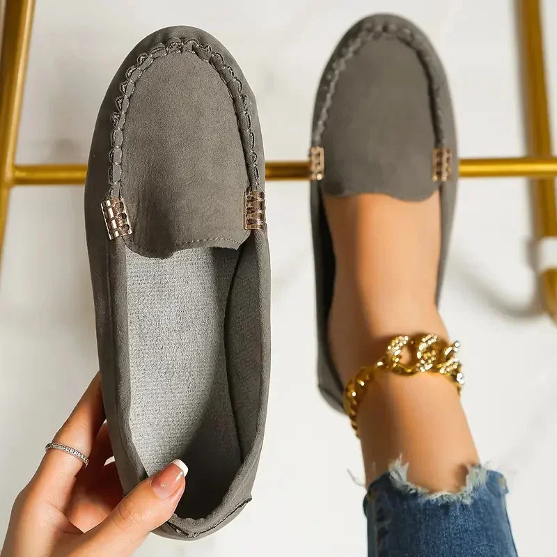 Zapatos planos para mujer, nuevos, casuales, ligeros, tipo mocasín, modernos, versátiles y cómodos, estilo Mary Jane para mujer.