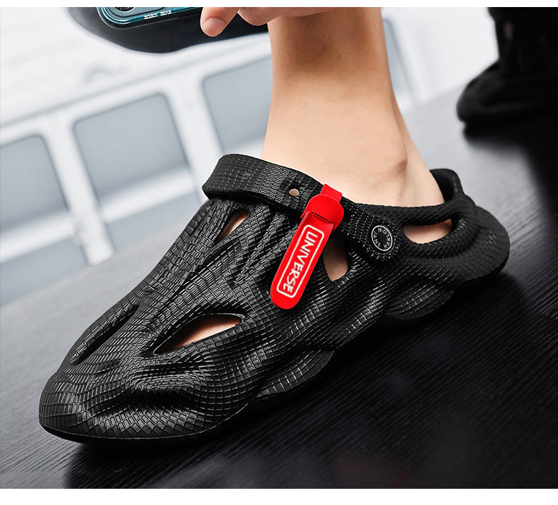 Pantuflas de verano para hombre, cómodas sandalias de plataforma para exteriores 2023, chanclas de playa, sandalias para hombre para interiores, calzado para el baño.