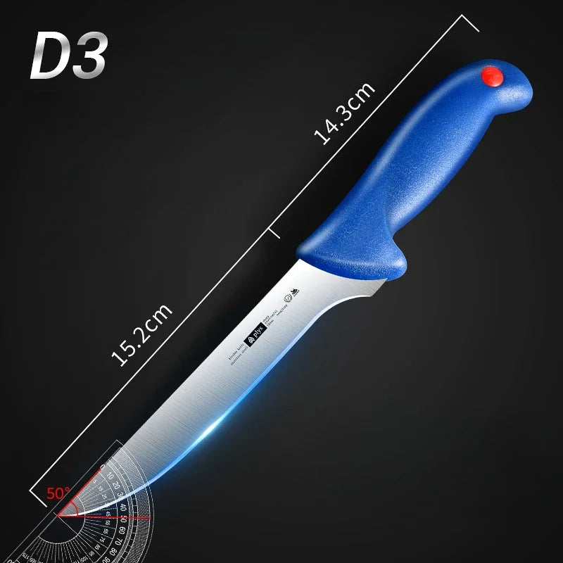 Cuchillo de chef Seiko, cuchillo para carne, cuchillo para rebanar, cuchillo deshuesador forjado a mano, herramienta de cocina para el comedor