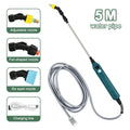 Pulverizador eléctrico portátil de 2400 mAh con 3 boquillas de niebla para riego de plantas y jardines.