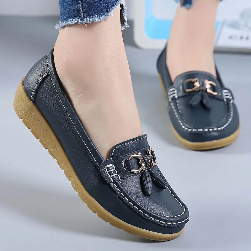 Zapatos de mujer sin cordones, mocasines para bailarinas, zapatillas casuales para mujer, zapatos planos para mujer, zapatos casuale