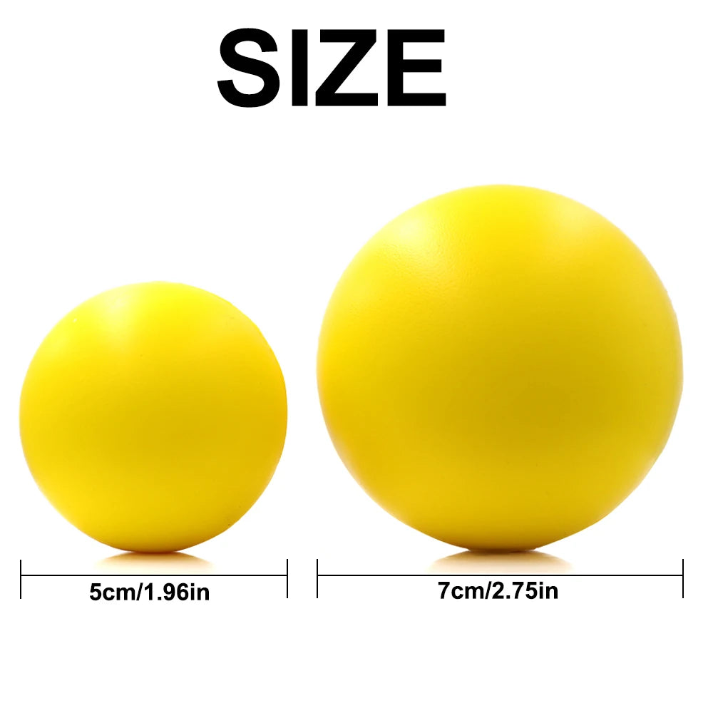 Pelota fortalecedora de agarre para rehabilitación y entrenamiento de fuerza de la mano, pelota de masaje de espuma antiestrés para la recuperación muscular en adultos.