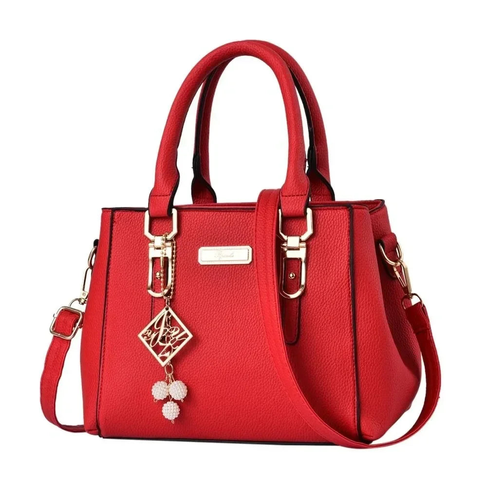 Bolsos de mano de gran capacidad, bolsos de mujer, bolsos de hombro para mujer, bolso bandolera informal de cuero