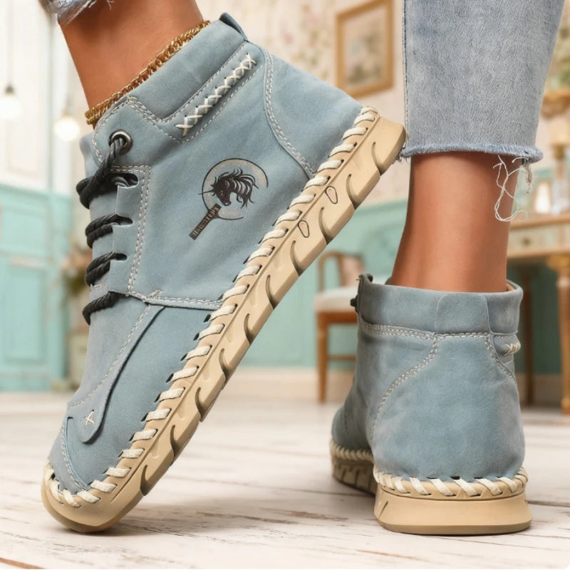 Zapatillas deportivas para mujer 2025, nuevos zapatos de diseñador, mocasines de moda, ligeros, transpirables, para exteriores, estilo retro, talla grande, un solo zapato para mujer.