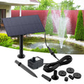 Fuente de agua de 5W 5V para decoración de jardín con estaca, panel solar, bomba de agua, sistema de riego, kits de ahorro de energía para acuarios.