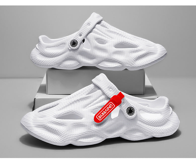 Pantuflas de verano para hombre, cómodas sandalias de plataforma para exteriores 2023, chanclas de playa, sandalias para hombre para interiores, calzado para el baño.