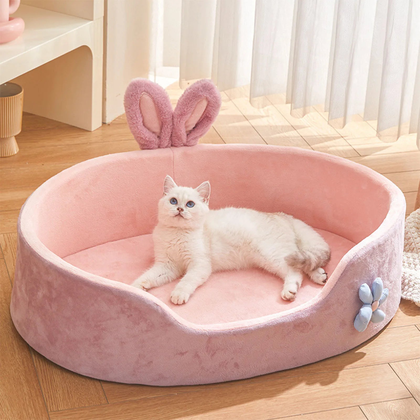 Cama desmontable para mascotas Cama para mascotas desmontable y lavable Cama para perros Cama suave, cómoda y cálida para gatos para las cuatro estaciones Cama suave para mascotas