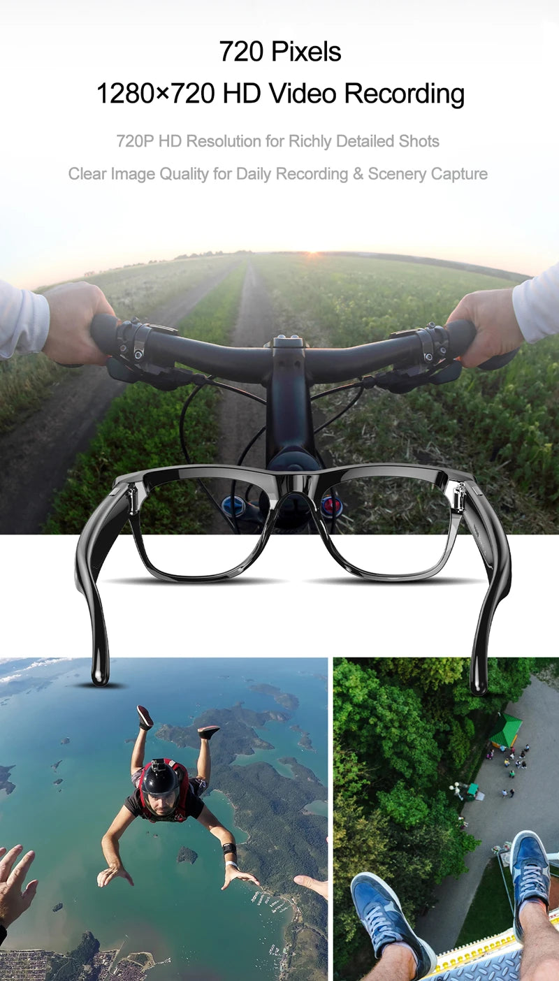 Gafas inteligentes 4K HD con IA, fotocromáticas, multifunción, Bluetooth, llamadas, asistente de voz, reproductor de música, traductor y cámara.