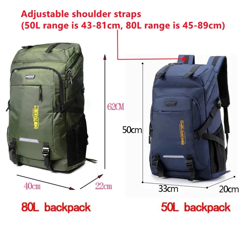 Mochila deportiva para hombre, ideal para escalada, viajes, camping, senderismo y la escuela.