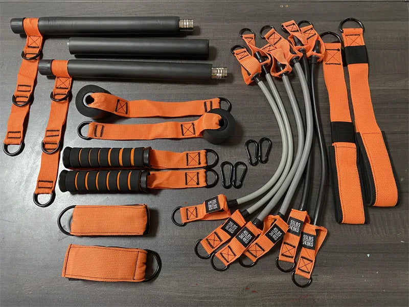 Juego de Pilates con Bandas de Resistencia (ALL-IN-ONE STRENGTH TRAINING KIT)