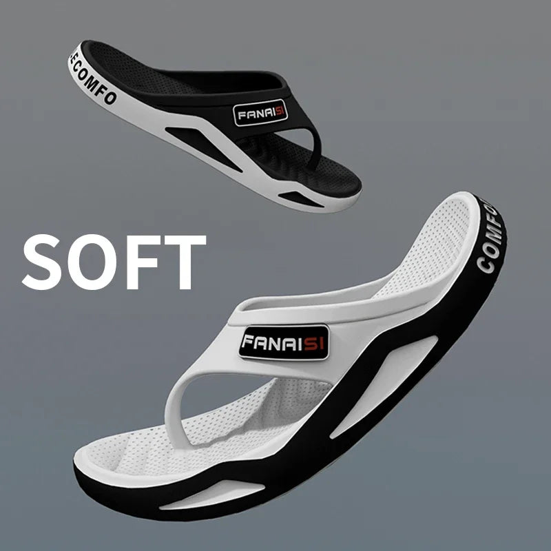 Chanclas de verano para hombre, sandalias deportivas de playa, calzado informal para hombre, estilo casual, moderno y cómodo para estar en casa.