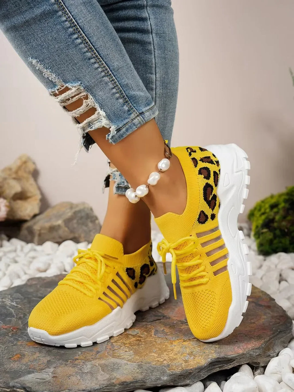 Zapatillas casuales para mujer 2025 Ligeras y transpirables Zapatillas casuales para mujer Zapatillas gruesas para mujer Tenis Feminino Basket Femme