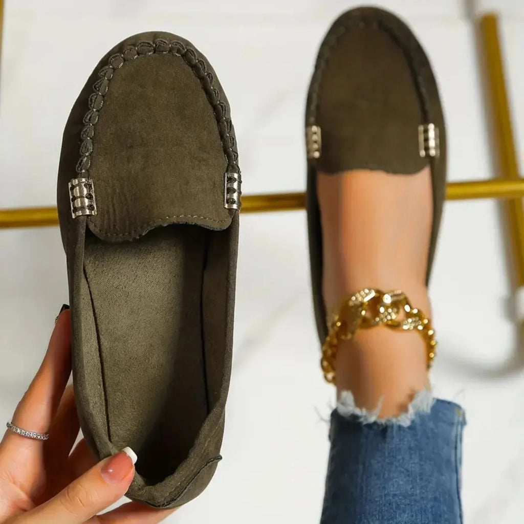 Zapatos planos para mujer, nuevos, casuales, ligeros, tipo mocasín, modernos, versátiles y cómodos, estilo Mary Jane para mujer.