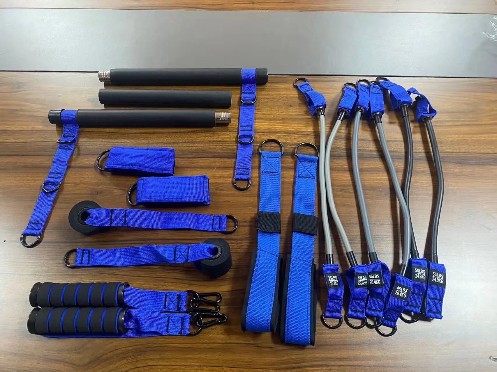 Juego de Pilates con Bandas de Resistencia (ALL-IN-ONE STRENGTH TRAINING KIT)