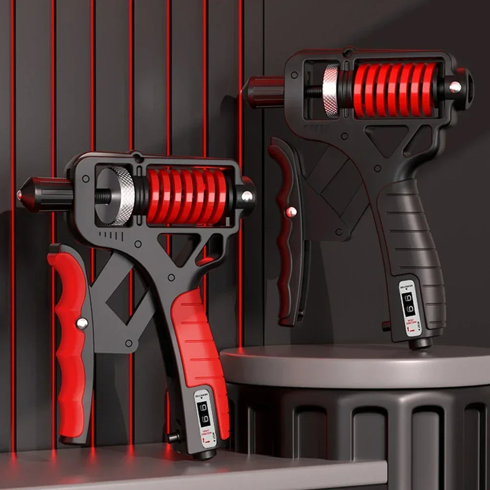 Entrenador de fuerza de agarre de 5 a 165 kg, fortalecedor de agarre de mano, fortalecedor de antebrazo con resistencia ajustable, perfecto para músicos y atletas.