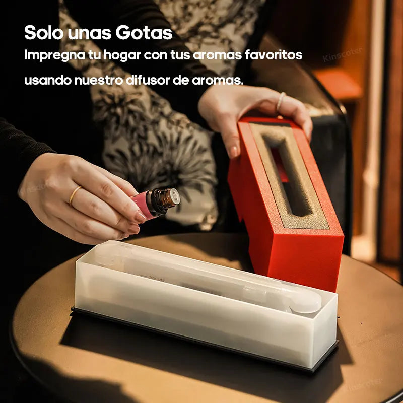 Difusor de aromas con forma de llama, humidificador de aire ultrasónico