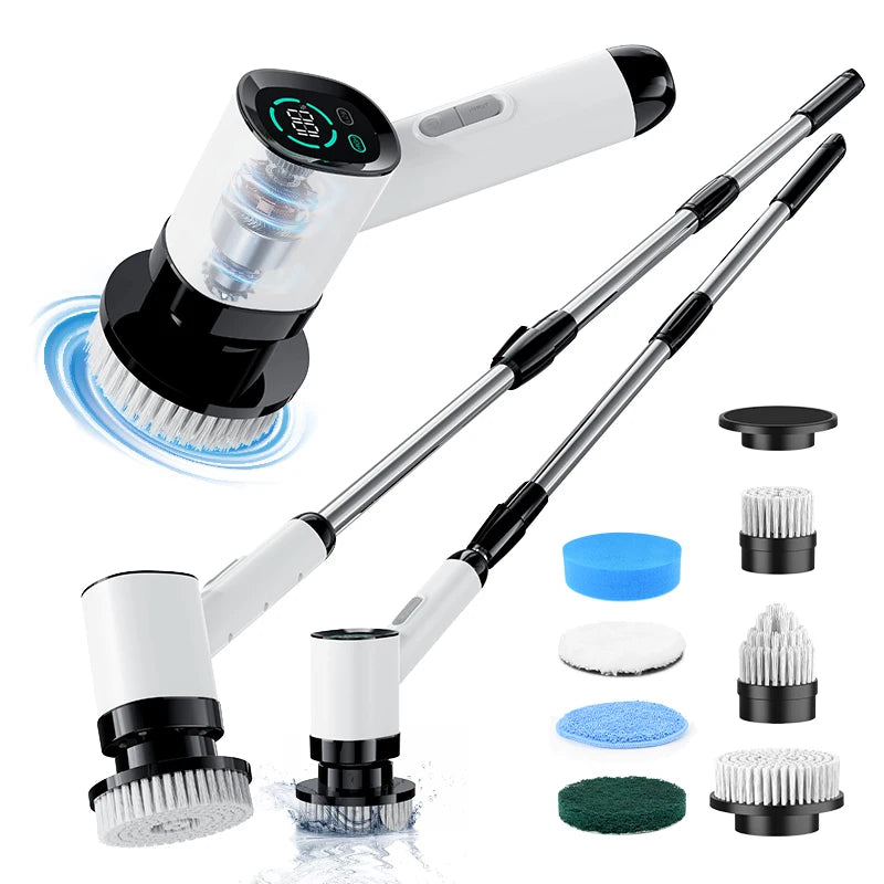 Cepillo de limpieza eléctrico, dispositivo de limpieza doméstico, cepillo giratorio