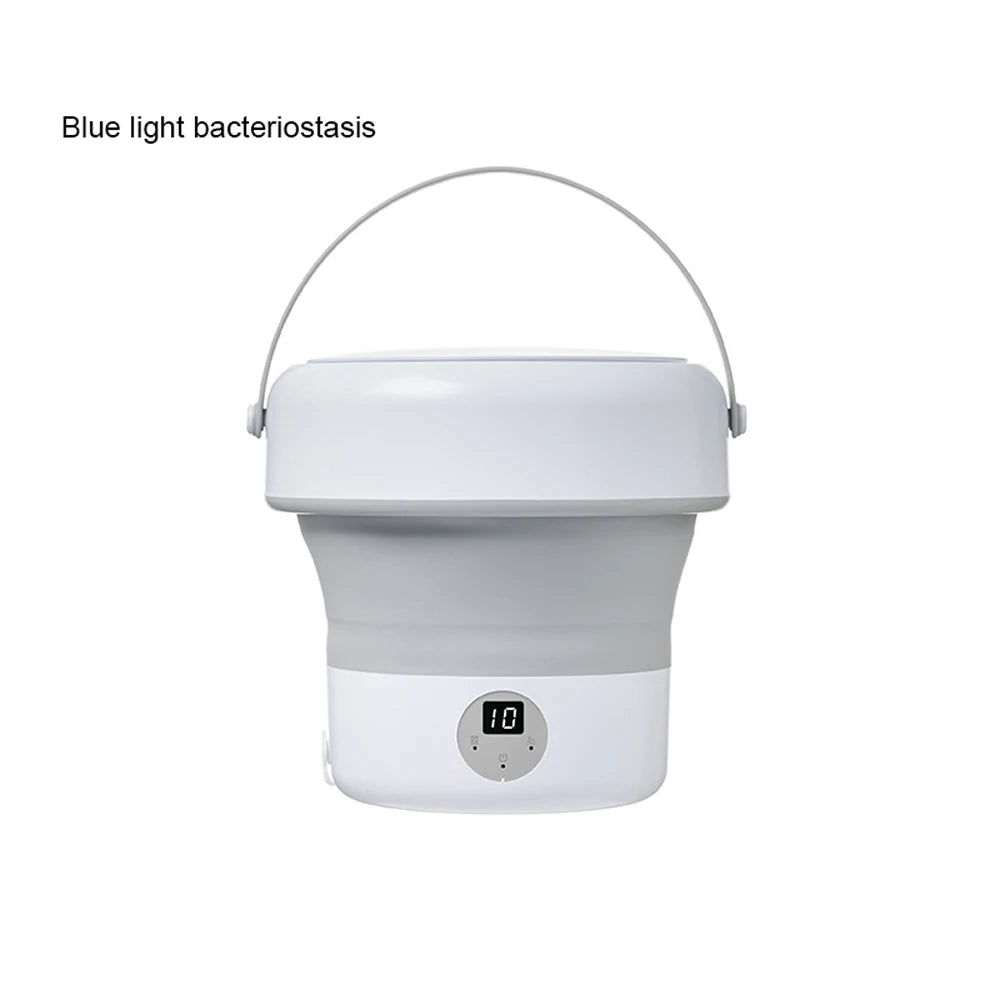 Lavadora portátil plegable de 6L y 11L con centrifugadora para ropa, ropa interior y calcetines, ultrasónica, para viajes y hogar. Mini lavadora de 110V y 220V.