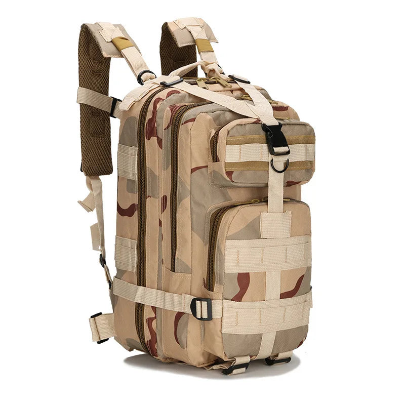 Mochila táctica 3P de 20-25 litros, nailon 1000D, para actividades al aire libre, senderismo, camping, viajes, pesca, caza, con sistema Molle. Mochilas deportivas.